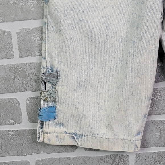 Cap Ferrat Vintage 80's 90's Acid Washed Mom Jean Shorts Jorts Women's Size 7 - Picture 2 of 15